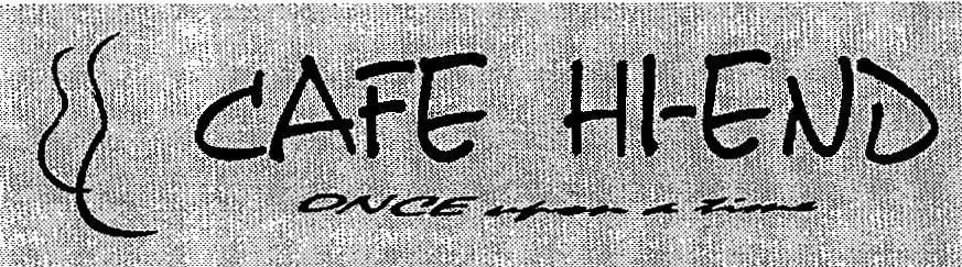 Mẫu nhãn hiệu HI-END ONCE UPON A TIME CAFE