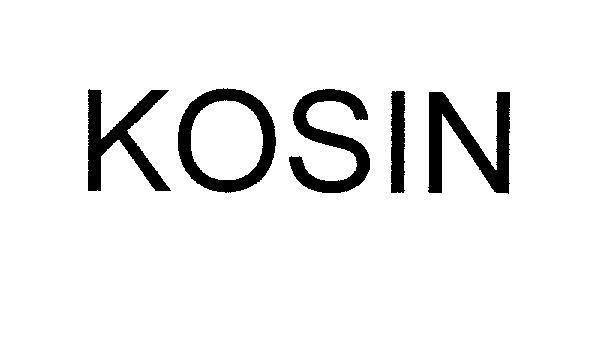 Mẫu nhãn hiệu KOSIN