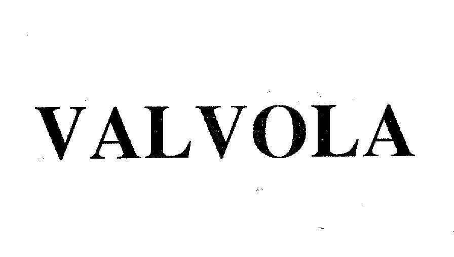 Mẫu nhãn hiệu VALVOLA