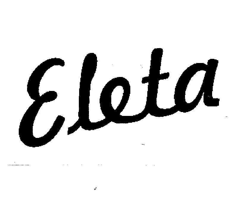 Mẫu nhãn hiệu ELETA