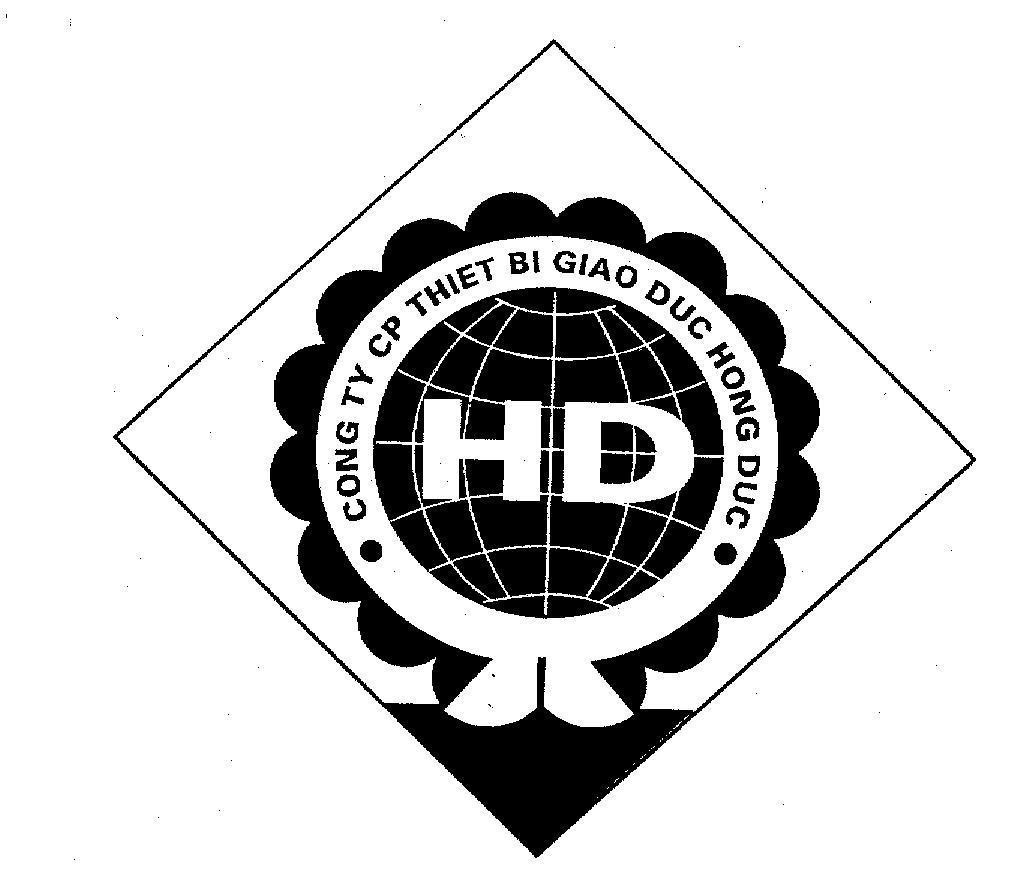 Mẫu nhãn hiệu HONG DUC HD CONG TY CP THIET BI GIAO DUC