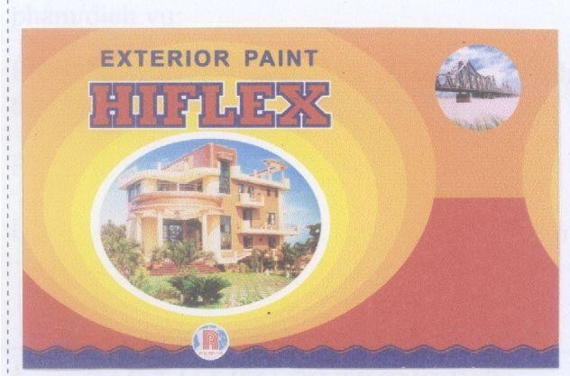 Mẫu nhãn hiệu HIFLEX EXTERIOR PAINT R