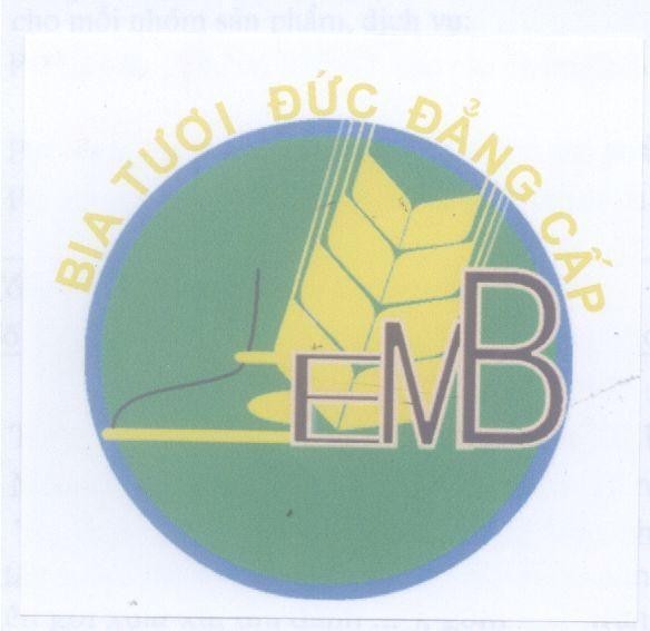 Mẫu nhãn hiệu EMB BIA TƯƠI ĐứC ĐẳNG CấP