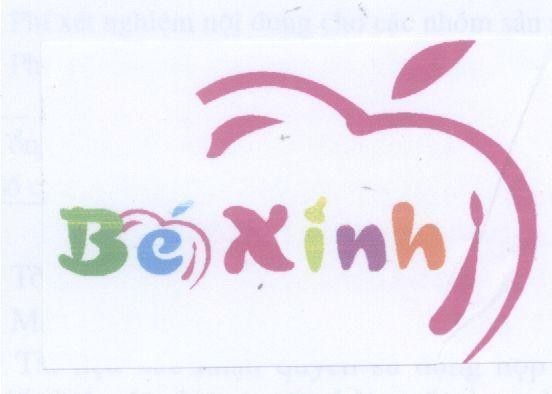 Mẫu nhãn hiệu Bé XINH
