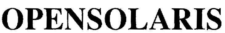 Mẫu nhãn hiệu OPENSOLARIS