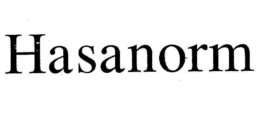 Mẫu nhãn hiệu HASANORM