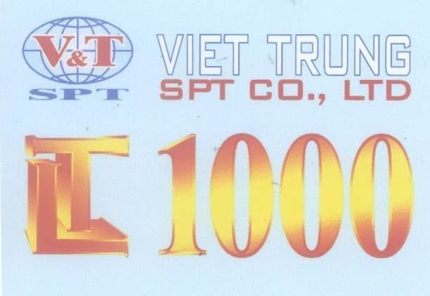 Mẫu nhãn hiệu VIET TRUNG V T SPT LT SPT CO LTD 1000