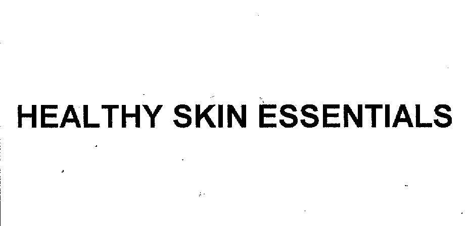 Mẫu nhãn hiệu HEALTHY SKIN ESSENTIALS