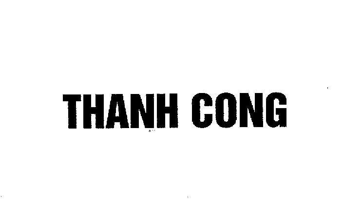 Mẫu nhãn hiệu THANH CONG