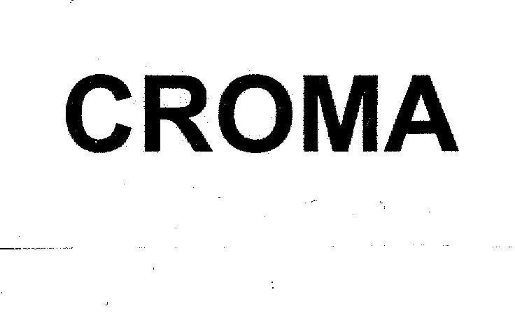 Mẫu nhãn hiệu CROMA