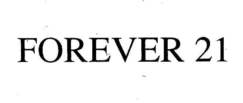 Mẫu nhãn hiệu FOREVER 21