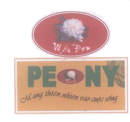Mẫu nhãn hiệu MẫU ĐƠN PEONY PE NY Mang Thiên Nhiên Vào Cuộc Sống