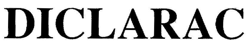 Mẫu nhãn hiệu DICLARAC