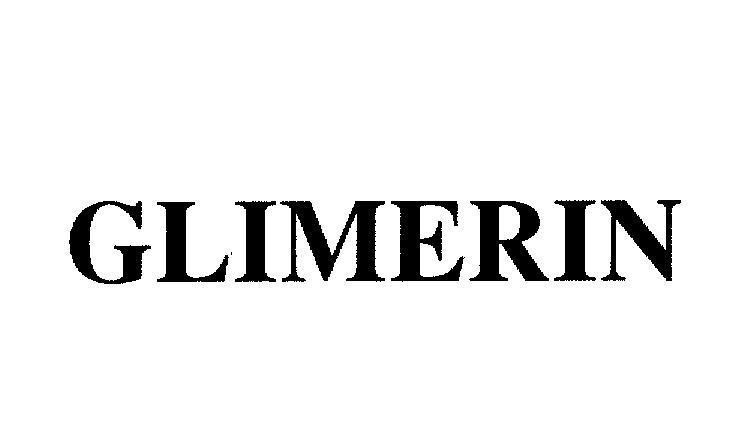 Mẫu nhãn hiệu GLIMERIN