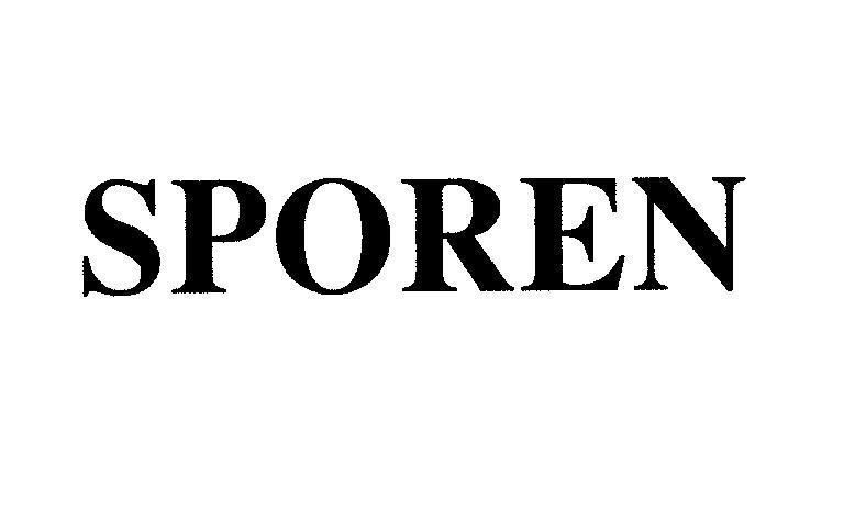 Mẫu nhãn hiệu SPOREN