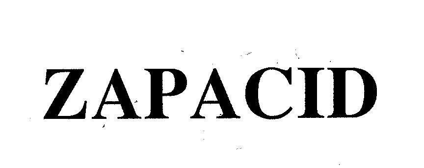 Mẫu nhãn hiệu ZAPACID