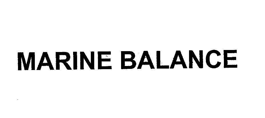 Mẫu nhãn hiệu MARINE BALANCE