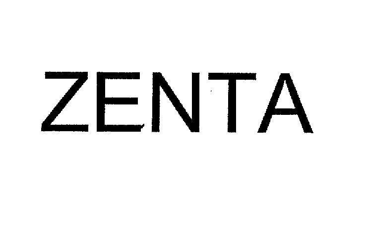 Mẫu nhãn hiệu ZENTA