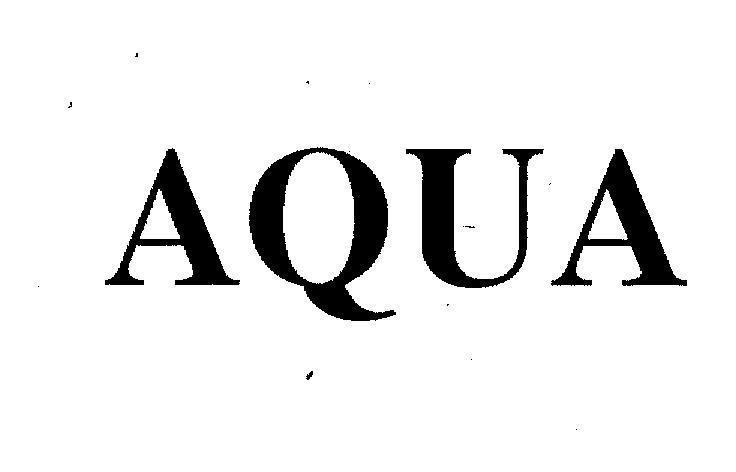 Mẫu nhãn hiệu AQUA