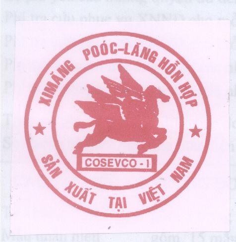 Mẫu nhãn hiệu COSEVCO XIMANG POOC LANG HON HOP I SAN XUAT TAI VIET NAM