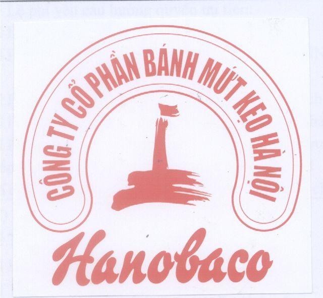 Mẫu nhãn hiệu HANOBACO Hà NộI CÔNG TY Cổ PHầN BáNH MứT KẹO