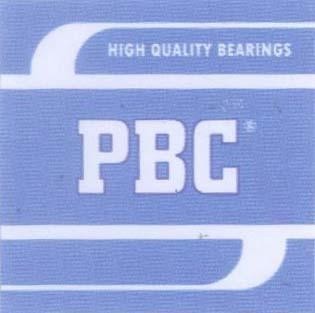Mẫu nhãn hiệu PBC HIGH QUALITY BEARINGS