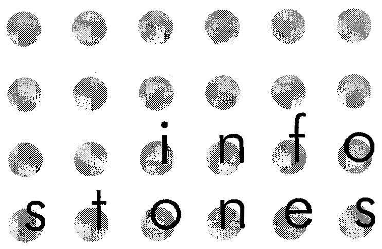 Mẫu nhãn hiệu INFO STONES