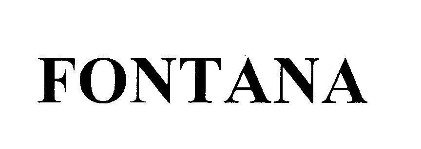 Mẫu nhãn hiệu FONTANA