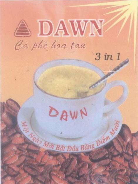 Mẫu nhãn hiệu DAWN Một ngày MớI bắt đầu bằng điểm mười
