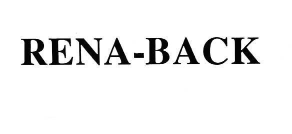 Mẫu nhãn hiệu RENA-BACK