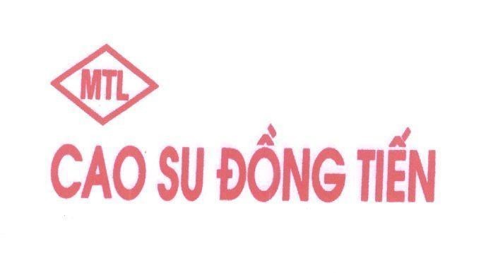 Mẫu nhãn hiệu ĐồNG TIếN MTL CAO SU
