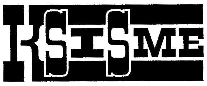 Mẫu nhãn hiệu I SISME KSISME