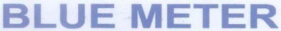 Mẫu nhãn hiệu BLUE METER
