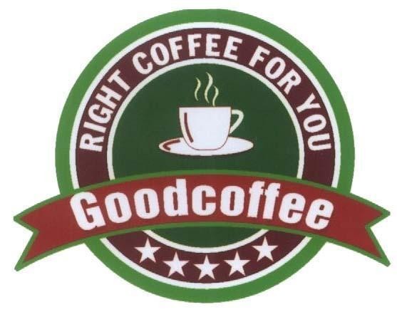 Mẫu nhãn hiệu GOODCOFFEE RIGHT COFFEE FOR YOU