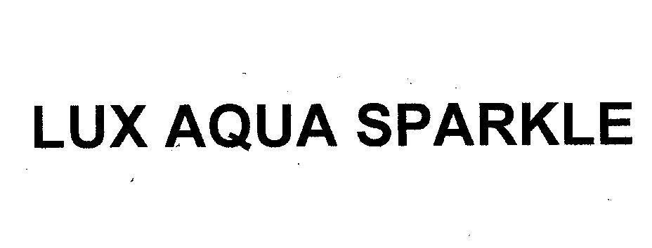 Mẫu nhãn hiệu LUX AQUA SPARKLE