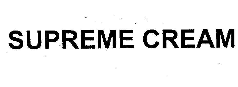 Mẫu nhãn hiệu SUPREME CREAM