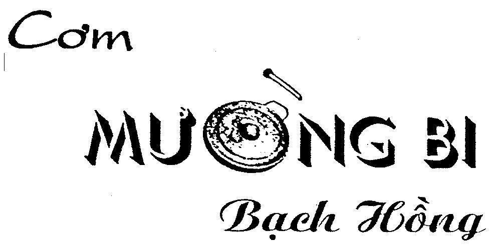 Mẫu nhãn hiệu Mường Bi Bạch Hồng Cơm