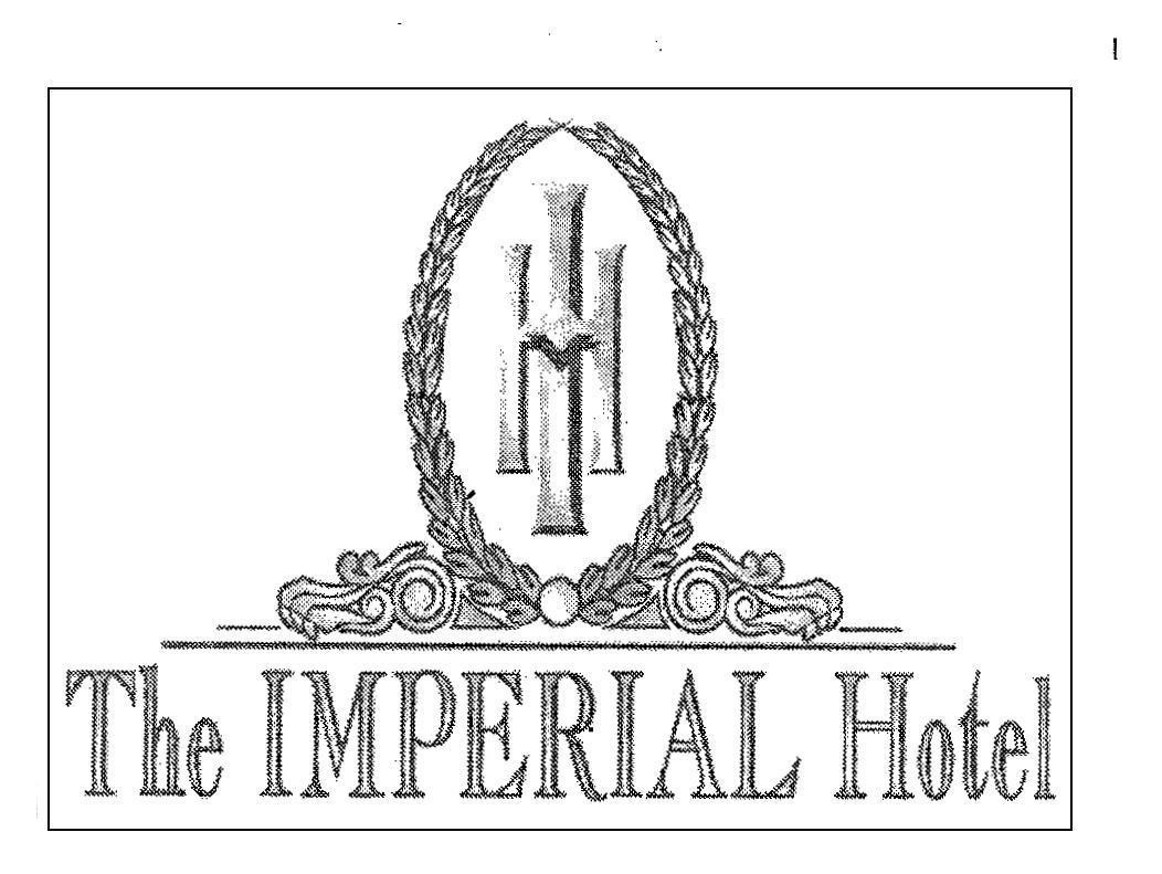 Mẫu nhãn hiệu IH THE IMPERIAL HOTEL