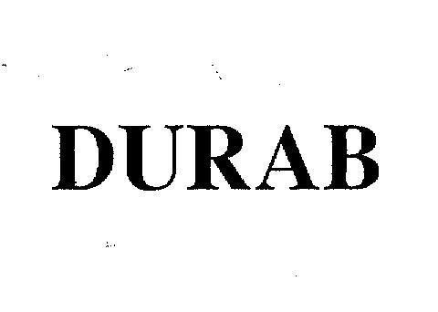 Mẫu nhãn hiệu DURAB