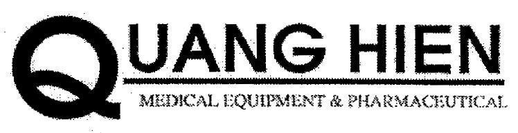 Mẫu nhãn hiệu QUANG HIEN MEDICAL EQUIPMENT PHARMACEUTICAL