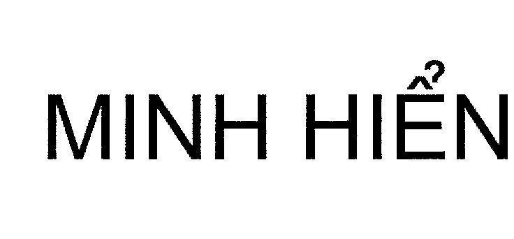 Mẫu nhãn hiệu MINH HIểN