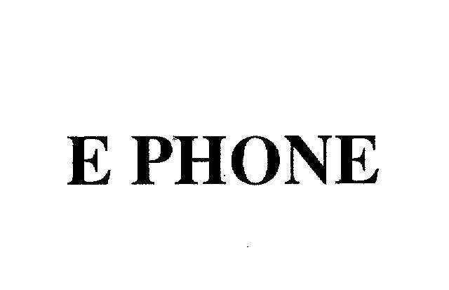 Mẫu nhãn hiệu E PHONE