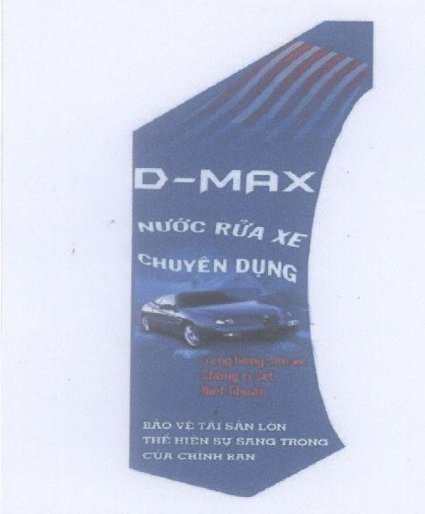 Mẫu nhãn hiệu D MAX NUOC RUA XE CHUYEN DUNG