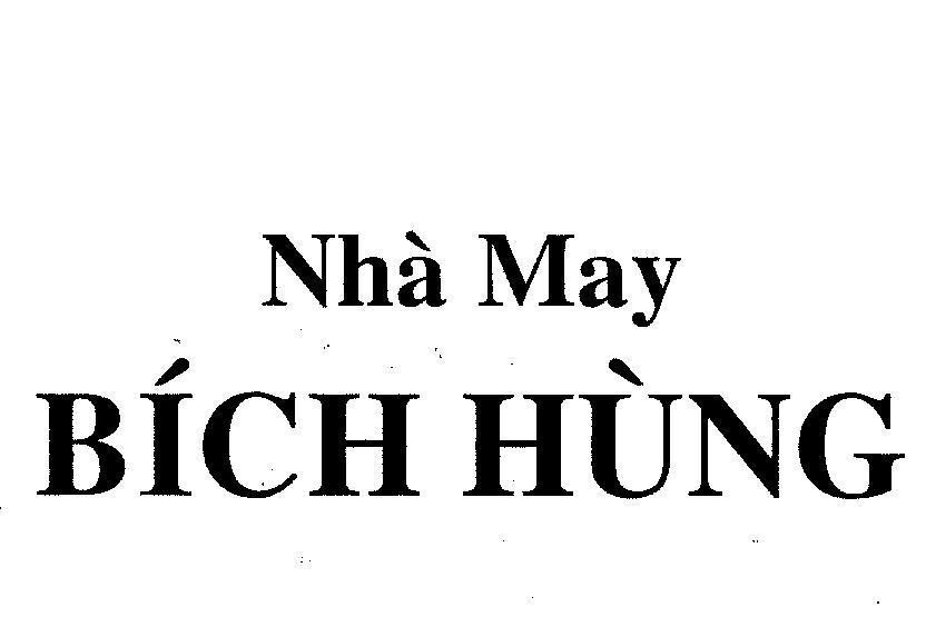 Mẫu nhãn hiệu Bích Hùng Nhà may
