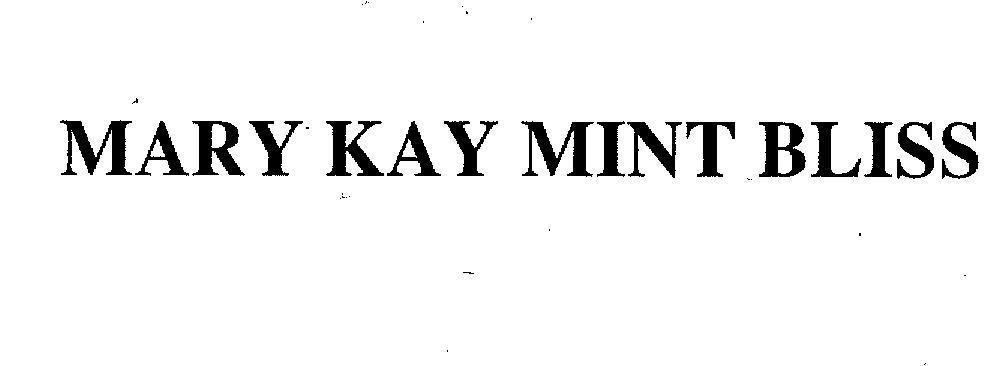 Mẫu nhãn hiệu MARY KAY MINT BLISS