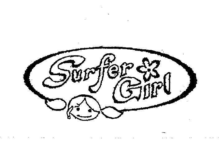 Mẫu nhãn hiệu SURFER GIRL