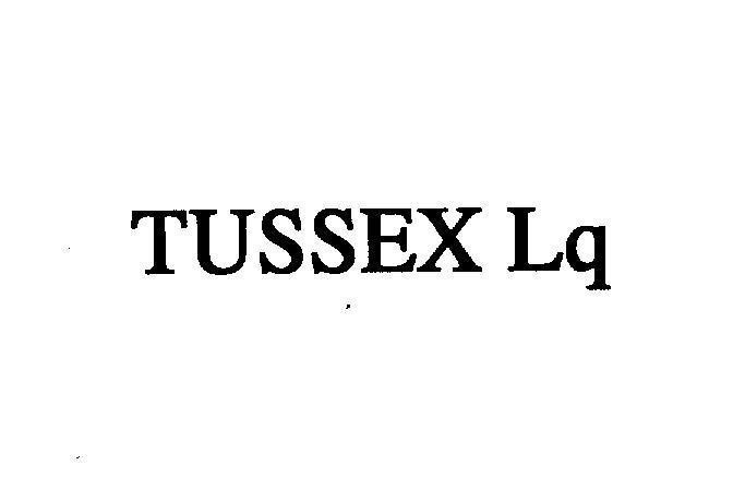 Mẫu nhãn hiệu TUSSEX Lq