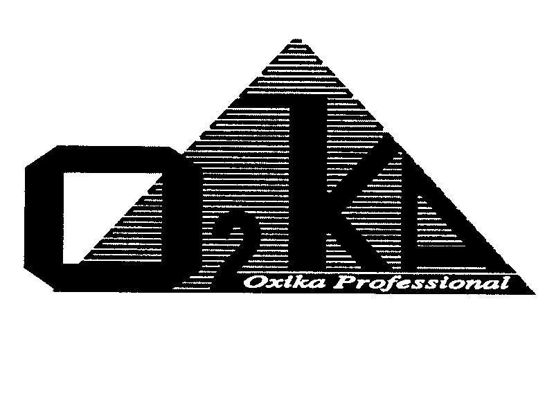 Mẫu nhãn hiệu O2KA OXIKA PROFESSIONAL