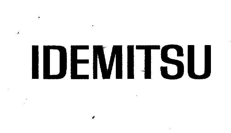 Mẫu nhãn hiệu IDEMITSU