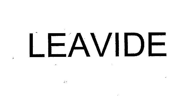 Mẫu nhãn hiệu LEAVIDE